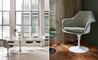 saarinen white tulip arm chair - 9