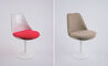 saarinen black tulip side chair - 14