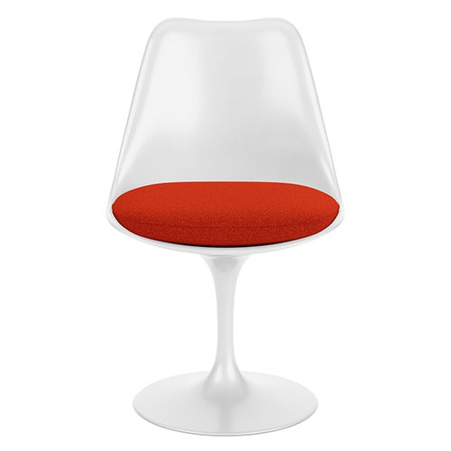 saarinen white tulip side chair