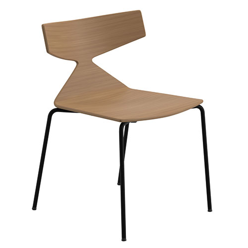 saya chair with metal legs
