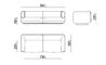 shaal three seat sofa - 5