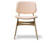 soborg upholstered seat & back chair with wood base - 3