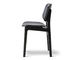 soborg upholstered seat & back chair with wood base - 8