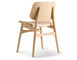 soborg upholstered seat chair with wood base - 6
