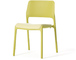 spark stacking side chair with seat pad - 2