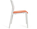 spark stacking side chair with seat pad - 3