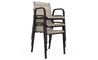 stack dining chair mesh seat - 10