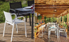 stack dining chair mesh seat - 7