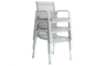 stack dining chair mesh seat - 4