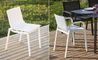 stack dining chair plastic seat - 8
