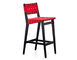 jens risom stool with webbed back - 2