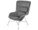 striad™ high back lounge chair with wire base - 2