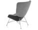 striad™ high back lounge chair with wire base - 4