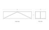 strut rectangular coffee table - 7