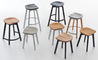 su small stool with plastic seat - 5