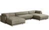 sunday u shaped sectional sofa - 5