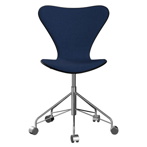 series 7 swivel side chair front upholstered