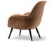swoon petit lounge chair with wood base - 2