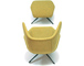 take a line for a walk swivel armchair with foot stool - 3