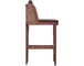 throne barstool with rattan 272t - 1