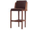 throne breakfast barstool with rattan 272p - 1