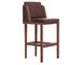 throne breakfast barstool 271p with upholstery - 1