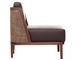 throne lounge chair 270 with rattan - 1