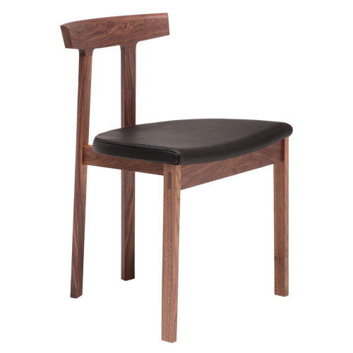 torii chair with upholstered seat