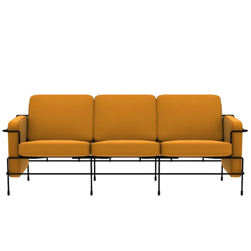 Traffic_2 Three-seater Sofa