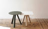 tre side table with wood top - 7