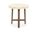 trio side table with brass top 754sb - 2