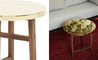trio side table with brass top 754sb - 4