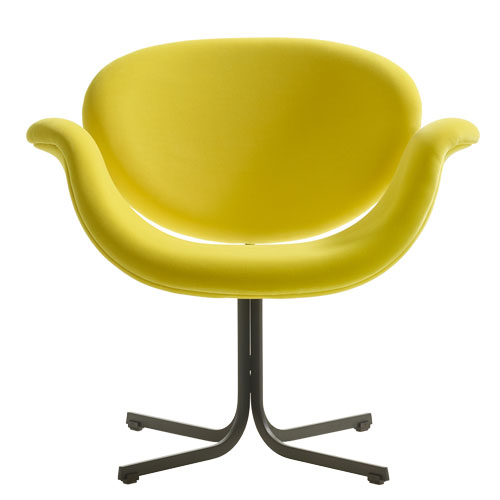 pierre paulin tulip midi chair with cross base