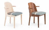 twenty-five dining armchair with manta gil upholstery - 10