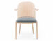 twenty-five dining armchair with manta gil upholstery - 1
