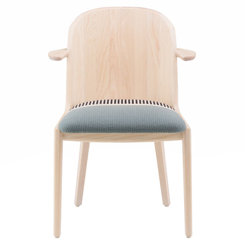 Twenty-Five Dining Armchair with Manta Gil upholstery