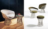 platner gold plated lounge chair - 9