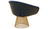 platner gold plated lounge chair - 2
