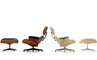 white ash eames® lounge chair & ottoman - 4