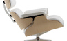 white ash eames® lounge chair & ottoman - 8