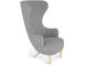 wingback lounge chair - 1