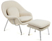 womb lounge chair & ottoman - 1