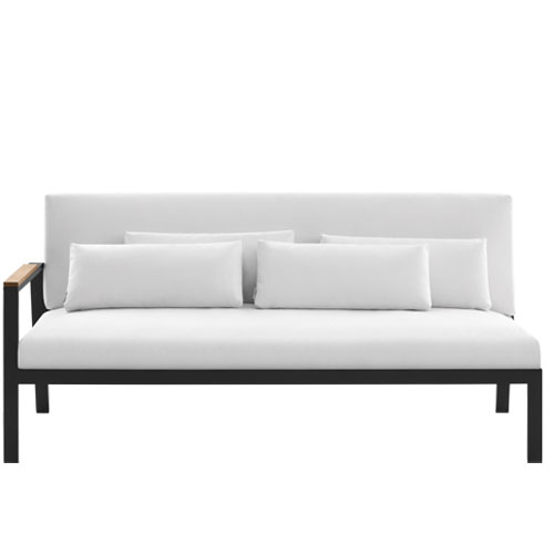 timeless modular one arm sofa for Gandia Blasco