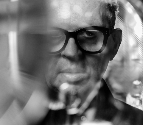 An obscured portrait of Tom Dixon