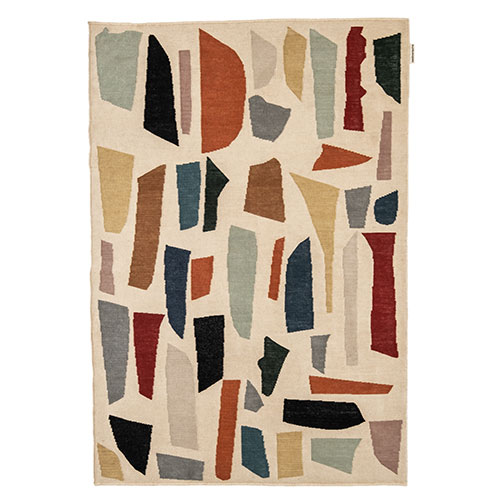 tones pieces kilim rug for Nanimarquina