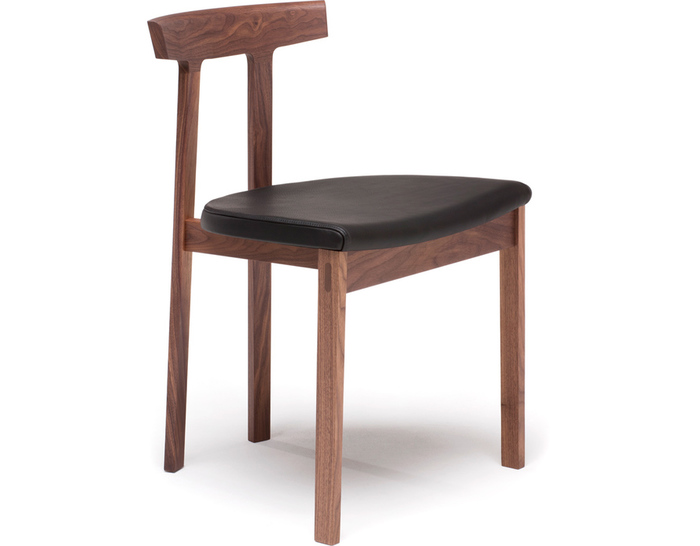 torii chair with upholstered seat