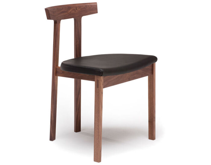 torii chair with upholstered seat