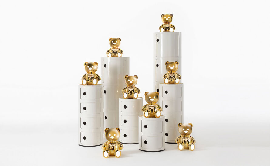 Kartell Toy by Moschino bear-shaped LED table lamp