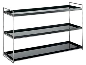 trays - 3 shelf bookcase