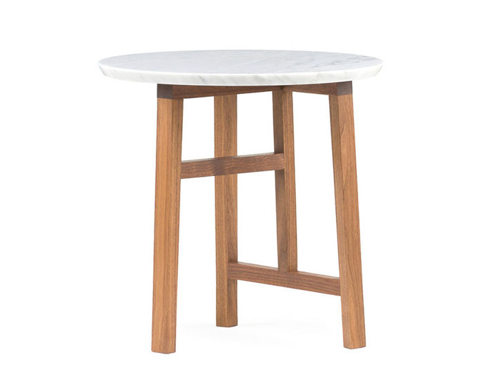 trio side table with marble top 754sm
